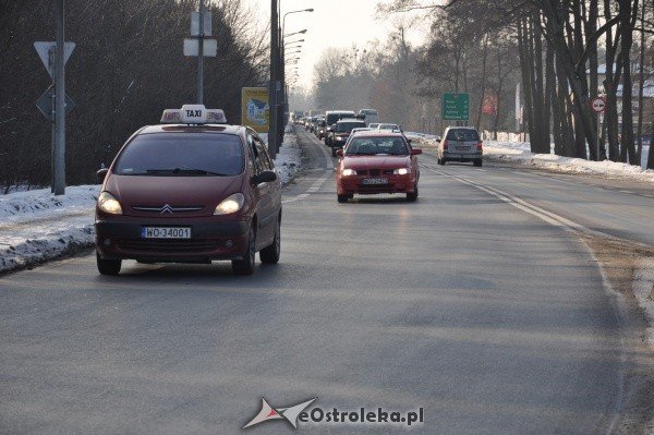 Protestujący kierowcy zakorkowali Ostrołękę [28.I.2012] - zdjęcie #13 - eOstroleka.pl