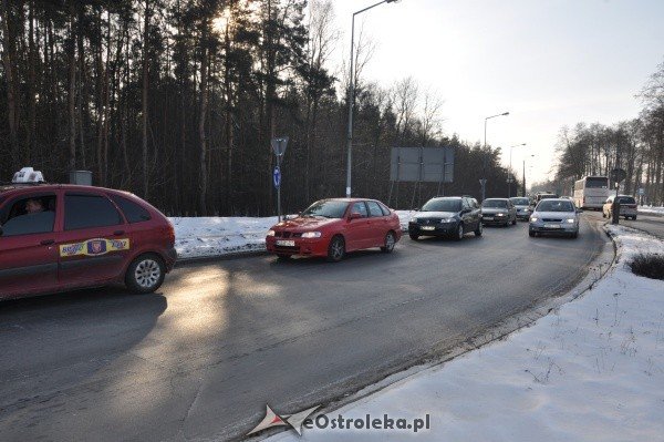 Protestujący kierowcy zakorkowali Ostrołękę [28.I.2012] - zdjęcie #14 - eOstroleka.pl
