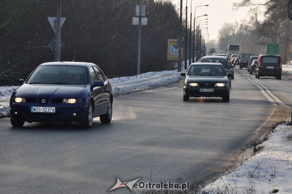 Protestujący kierowcy zakorkowali Ostrołękę [28.I.2012] - zdjęcie #18 - eOstroleka.pl