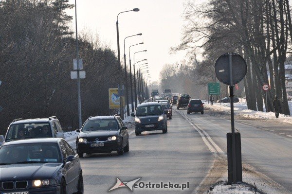 Protestujący kierowcy zakorkowali Ostrołękę [28.I.2012] - zdjęcie #19 - eOstroleka.pl