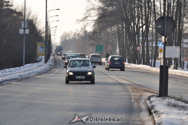 Protestujący kierowcy zakorkowali Ostrołękę [28.I.2012] - zdjęcie #22 - eOstroleka.pl