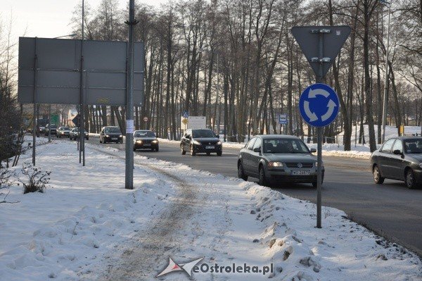 Protestujący kierowcy zakorkowali Ostrołękę [28.I.2012] - zdjęcie #26 - eOstroleka.pl
