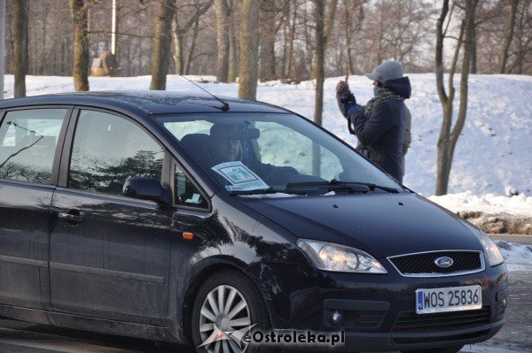 Protestujący kierowcy zakorkowali Ostrołękę [28.I.2012] - zdjęcie #28 - eOstroleka.pl