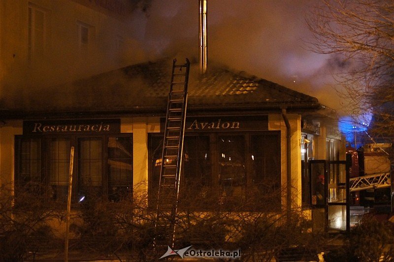 Pożar w Avalonie [2.2.2012] - zdjęcie #16 - eOstroleka.pl
