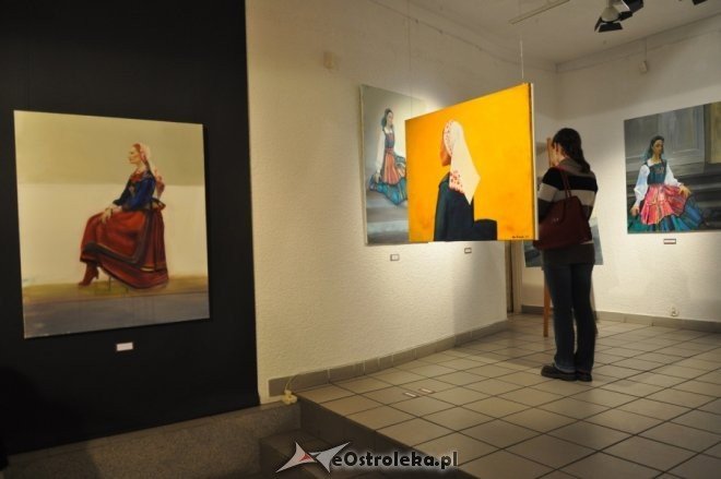 Wystawa po plenerowa Aryści z Mazowsza w Galerii Ostrołęka [9.II.2012] - zdjęcie #7 - eOstroleka.pl