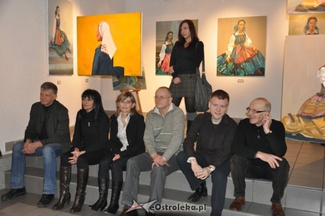 Wystawa po plenerowa Aryści z Mazowsza w Galerii Ostrołęka [9.II.2012] - zdjęcie #21 - eOstroleka.pl