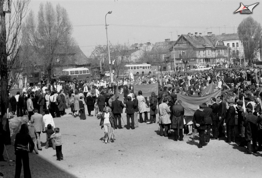 Pochody 1-majowe w Ostrołęce 1958 - 1980 - zdjęcie #184 - eOstroleka.pl