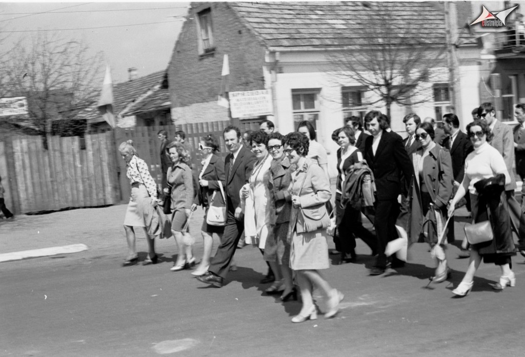 Pochody 1-majowe w Ostrołęce 1958 - 1980 - zdjęcie #183 - eOstroleka.pl