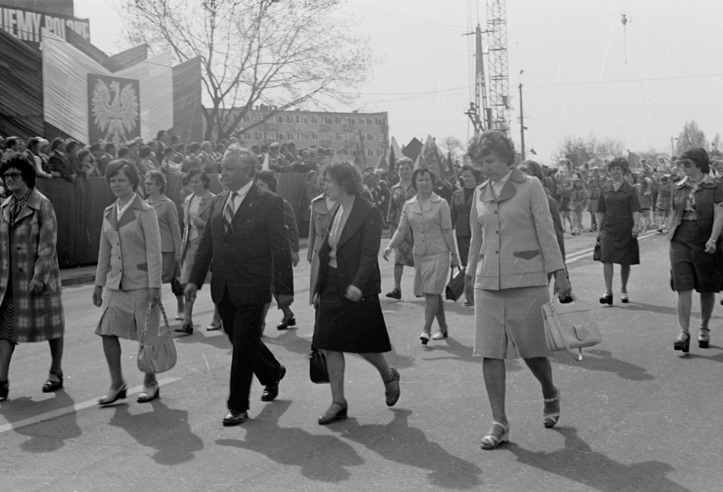 Pochody 1-majowe w Ostrołęce 1958 - 1980 - zdjęcie #112 - eOstroleka.pl