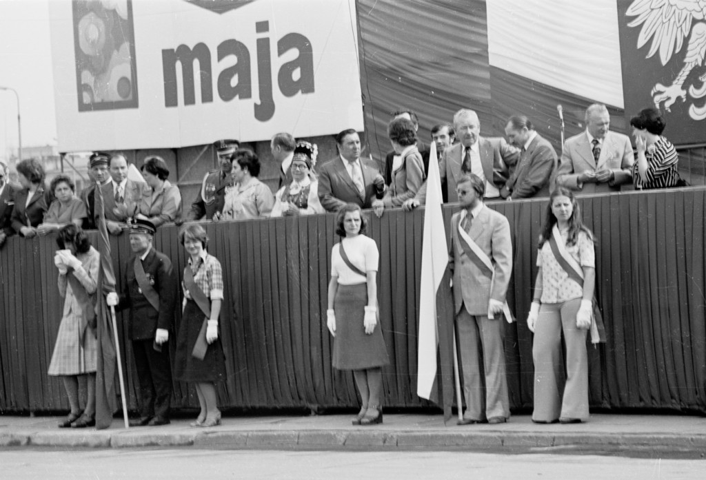 Pochody 1-majowe w Ostrołęce 1958 - 1980 - zdjęcie #108 - eOstroleka.pl