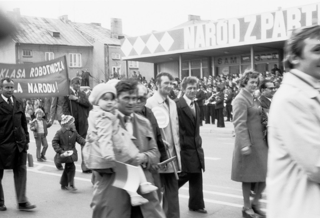 Pochody 1-majowe w Ostrołęce 1958 - 1980 - zdjęcie #99 - eOstroleka.pl