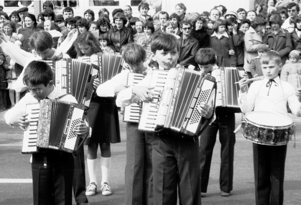 Pochody 1-majowe w Ostrołęce 1958 - 1980 - zdjęcie #84 - eOstroleka.pl