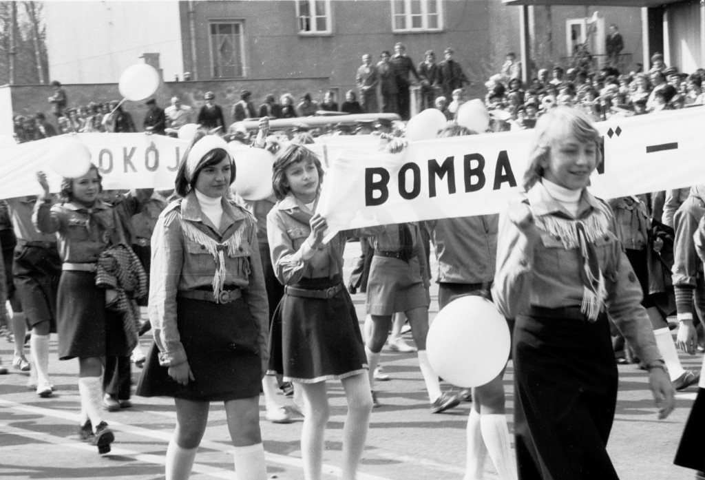 Pochody 1-majowe w Ostrołęce 1958 - 1980 - zdjęcie #81 - eOstroleka.pl