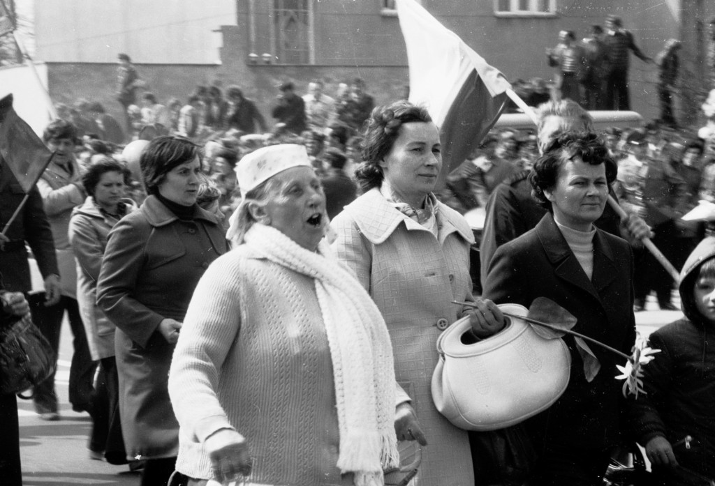 Pochody 1-majowe w Ostrołęce 1958 - 1980 - zdjęcie #68 - eOstroleka.pl