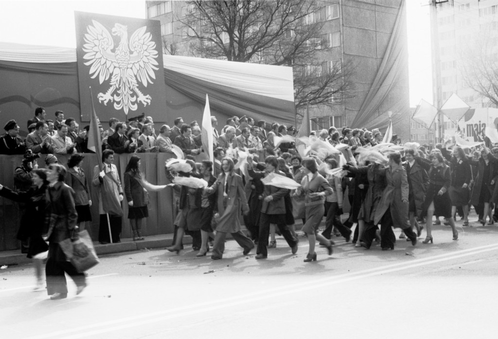 Pochody 1-majowe w Ostrołęce 1958 - 1980 - zdjęcie #55 - eOstroleka.pl