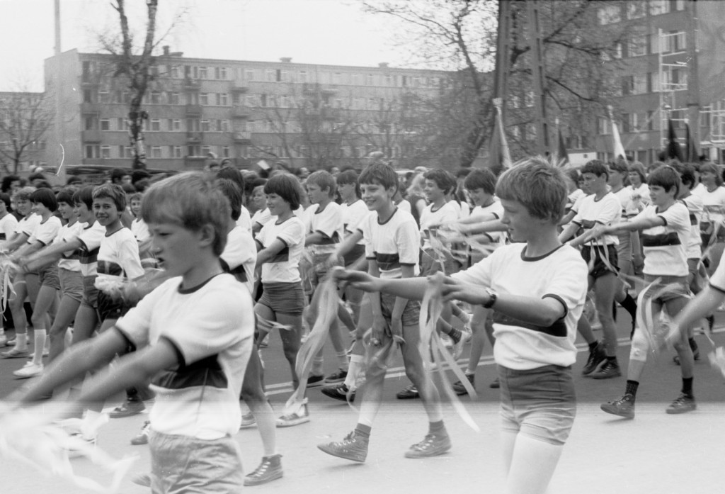 Pochody 1-majowe w Ostrołęce 1958 - 1980 - zdjęcie #27 - eOstroleka.pl