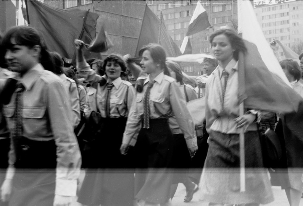 Pochody 1-majowe w Ostrołęce 1958 - 1980 - zdjęcie #23 - eOstroleka.pl