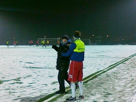 Narew Ostrołęka - ŁKS Łomża 6:2 [28.02.2012] - zdjęcie #10 - eOstroleka.pl