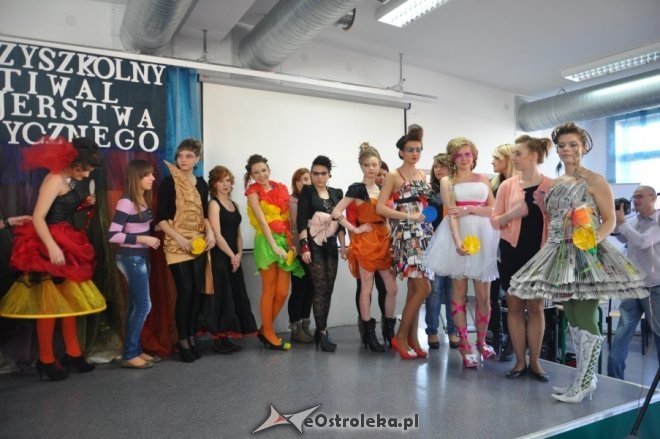 IV Międzyszkolny Festiwal Fryzjerstwa Artystycznego w ZSZ nr 2 [29.II.2012] - zdjęcie #13 - eOstroleka.pl