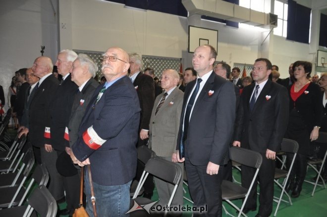 Obchody Narodowego Dnia Pamięci Żołnierzy Wyklętych w Ostrołęce [1 III 2012] - zdjęcie #18 - eOstroleka.pl