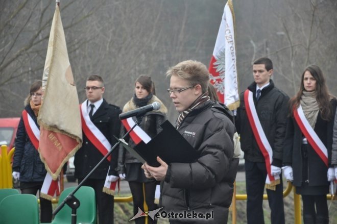 Obchody Narodowego Dnia Pamięci Żołnierzy Wyklętych w Ostrołęce [1 III 2012] - zdjęcie #2 - eOstroleka.pl