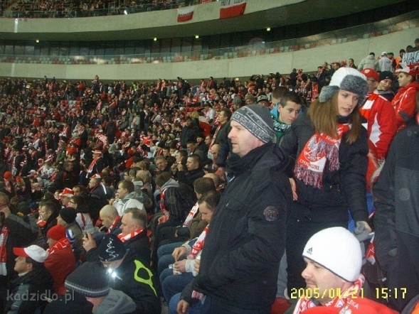 Kibice z Gminy Kadzidło na meczu Polska-Portugalia [29.02.2012] - zdjęcie #6 - eOstroleka.pl