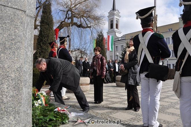 Obchody Święta Republiki Węgierskiej w Ostrołęce [22.03.2012] - zdjęcie #60 - eOstroleka.pl