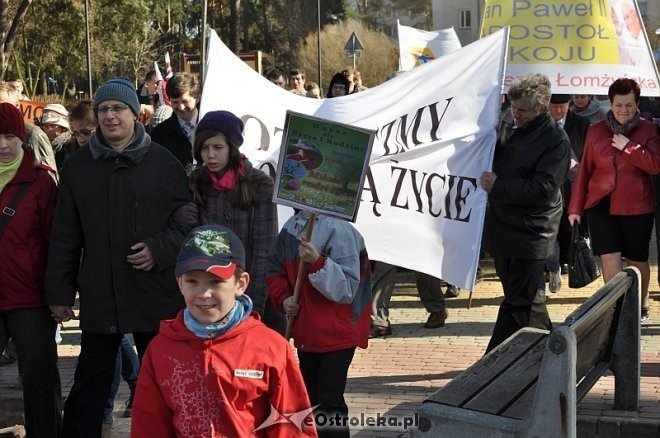 Marsz dla życia i rodziny [25.03.2012] - zdjęcie #5 - eOstroleka.pl