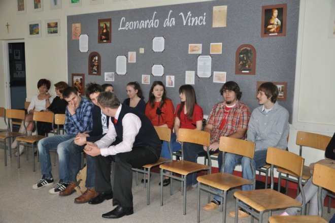 Uczniowie debatowali z samorządowcami: Poruszono trudne tematy [4.IV.2012] - zdjęcie #32 - eOstroleka.pl