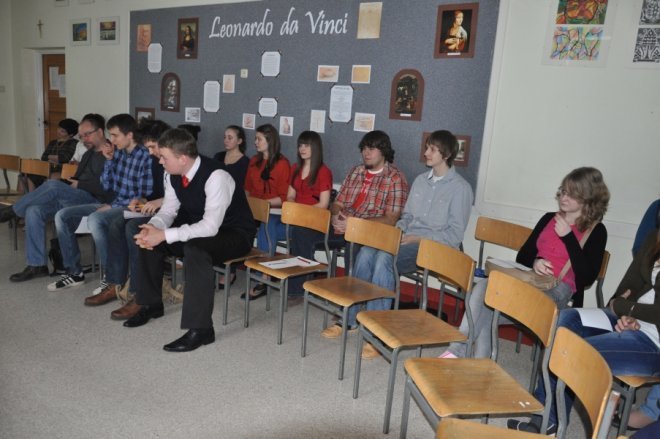 Uczniowie debatowali z samorządowcami: Poruszono trudne tematy [4.IV.2012] - zdjęcie #26 - eOstroleka.pl