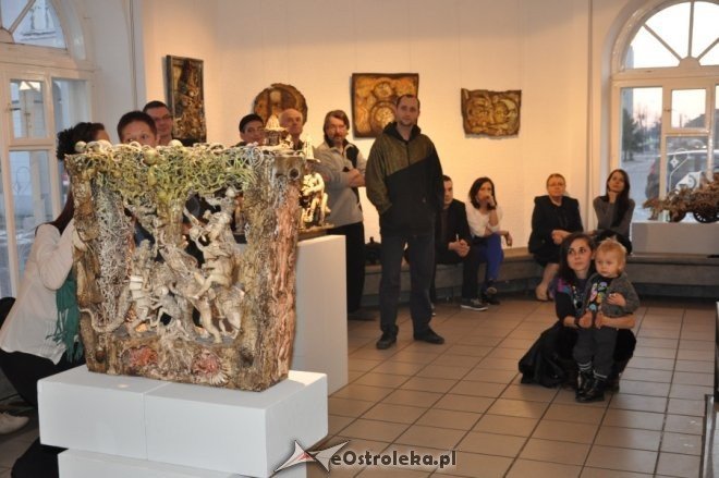 Galeria Ostrołęka: Wernisaż wystawy rzeźb Kazimierza Kalkowskiego [6.IV.2012] - zdjęcie #12 - eOstroleka.pl