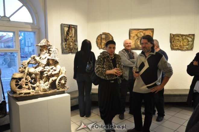 Galeria Ostrołęka: Wernisaż wystawy rzeźb Kazimierza Kalkowskiego [6.IV.2012] - zdjęcie #37 - eOstroleka.pl