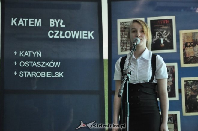 Uczniowie Szkoły Podstawowej nr 10 pamiętają o pomordowanych w Katyniu [18.IV.2012] - zdjęcie #13 - eOstroleka.pl