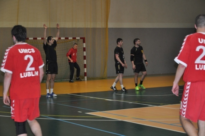 II liga: UMKS Trójka Ostrołęka - AZS UMCS Lublin 40:24 [21.04.2012] - zdjęcie #8 - eOstroleka.pl