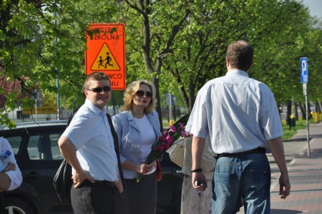 Ostrołęccy działacze SLD uczcili Święto Pracy [1.V.2012] - zdjęcie #23 - eOstroleka.pl