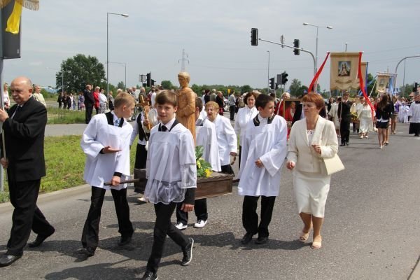 Procesja Bożego Ciała w Ostrołęce [7.VI.2012] - zdjęcie #6 - eOstroleka.pl