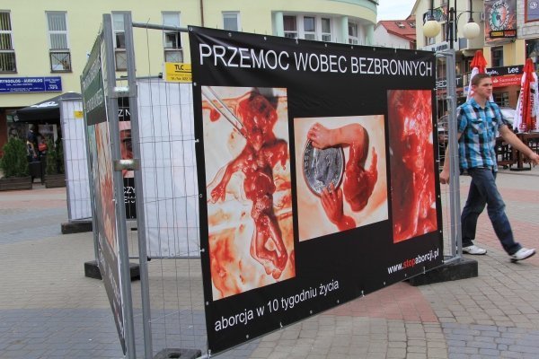 Szokująca wystawa Wybierz życie w Ostrołęce [8 VI 2012] - zdjęcie #7 - eOstroleka.pl