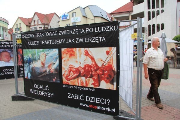 Szokująca wystawa Wybierz życie w Ostrołęce [8 VI 2012] - zdjęcie #9 - eOstroleka.pl