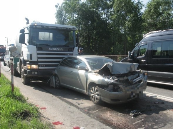 Wypadek na ulicy Kolejowej [18 VI 2012] - zdjęcie #14 - eOstroleka.pl