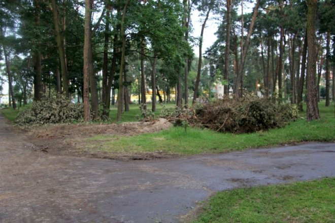 Trwa przebudowa parku miejskiego [4 VII 2012] - zdjęcie #4 - eOstroleka.pl