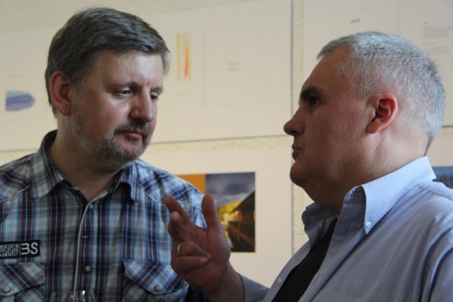 Wernisaż wystawy projektów Sławomira Krajewskiego [5 VII 2012] - zdjęcie #1 - eOstroleka.pl