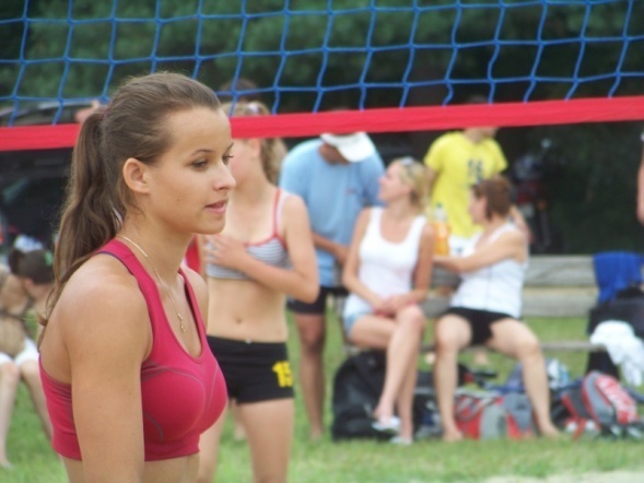 Siatkarze i siatkarki rywalizowali na plaży w Ostrołęce [7 VII 2012] - zdjęcie #11 - eOstroleka.pl