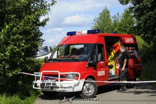 Tragiczny wypadek na trasie Czarnia - Baba [22.07.2012] - zdjęcie #2 - eOstroleka.pl