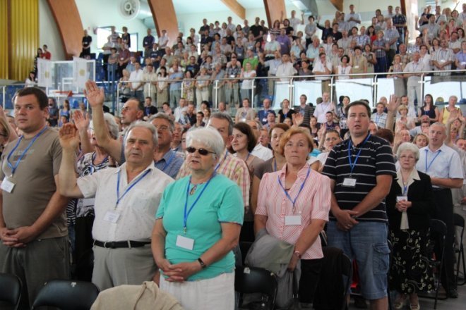 Rozpoczęły się rekolekcje Jamesa Manjackala dla małżeństw sakramentalnych [26 VII 2012] - zdjęcie #24 - eOstroleka.pl