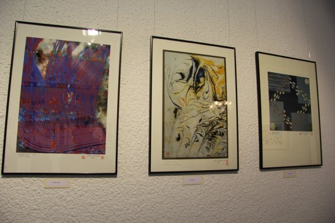 Wernisaż wystawy Jurgena Steinemanna w w Galerii Ostrołęka [2 VIII 2012] - zdjęcie #1 - eOstroleka.pl