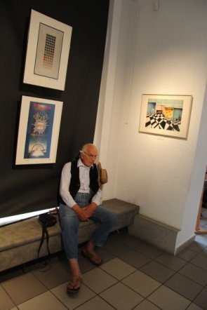 Wernisaż wystawy Jurgena Steinemanna w w Galerii Ostrołęka [2 VIII 2012] - zdjęcie #4 - eOstroleka.pl