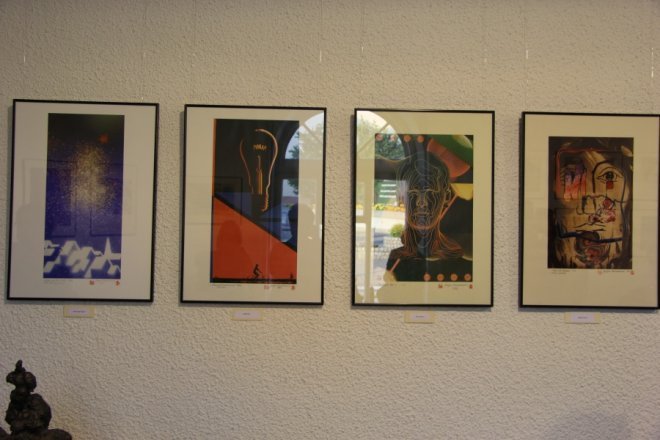 Wernisaż wystawy Jurgena Steinemanna w w Galerii Ostrołęka [2 VIII 2012] - zdjęcie #9 - eOstroleka.pl