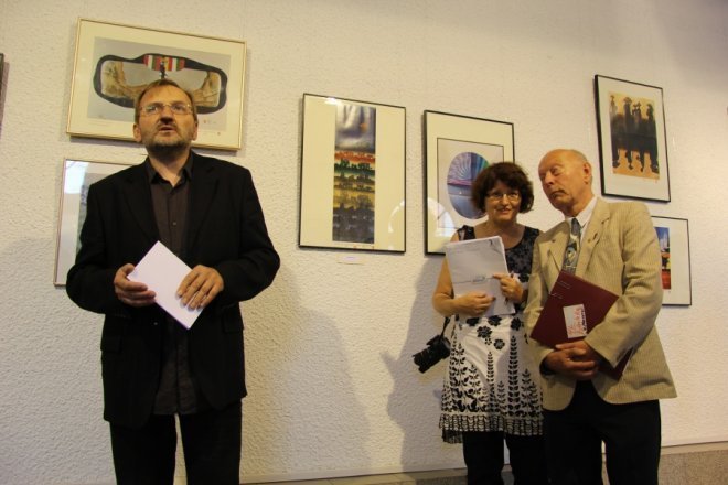 Wernisaż wystawy Jurgena Steinemanna w w Galerii Ostrołęka [2 VIII 2012] - zdjęcie #35 - eOstroleka.pl