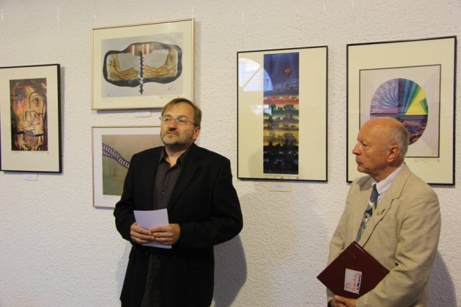 Wernisaż wystawy Jurgena Steinemanna w w Galerii Ostrołęka [2 VIII 2012] - zdjęcie #38 - eOstroleka.pl