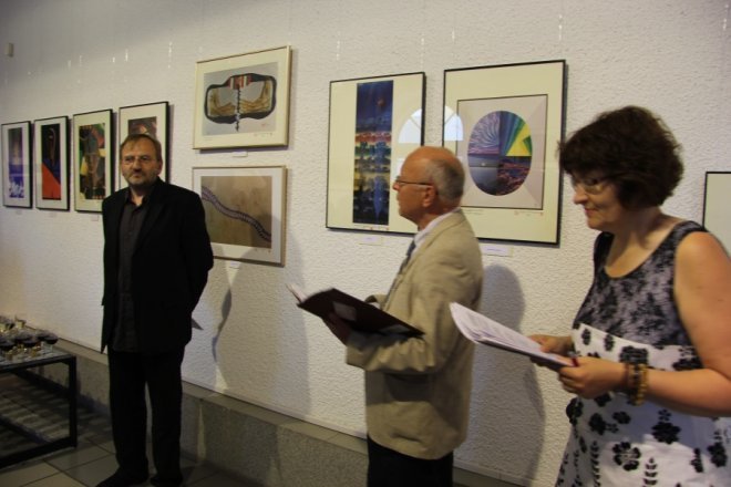 Wernisaż wystawy Jurgena Steinemanna w w Galerii Ostrołęka [2 VIII 2012] - zdjęcie #41 - eOstroleka.pl